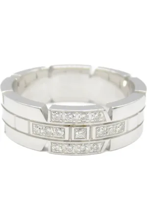 Cartier Anillo Tank Française en oro blanco de 18kt con diamante 2010