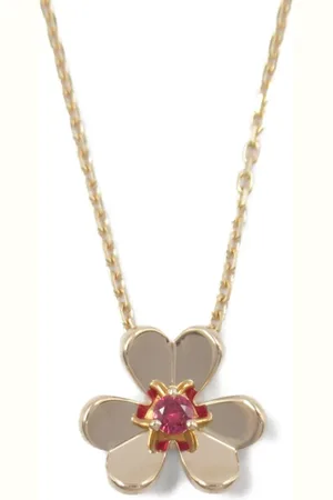 Van cleef Collar Frivole en oro rosa de 18kt con rubí 2010