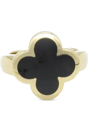 Van Cleef & Arpels Pre-Owned Anillo Pure Alhambra en oro amarillo de 18kt con ónice 2010