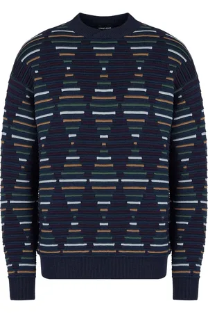 Giorgio Armani Geometric-jacquard sweater