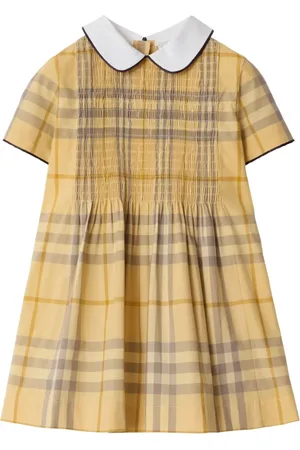 Burberry Vestido con cuadros estampados