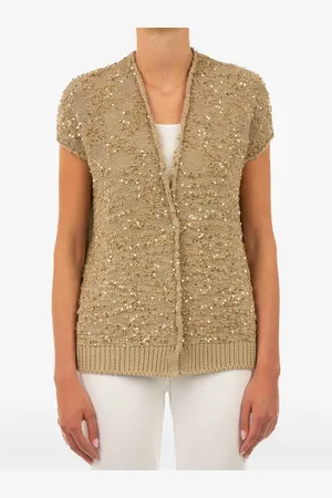 LE TRICOT PERUGIA Sequin-embellished cardigan