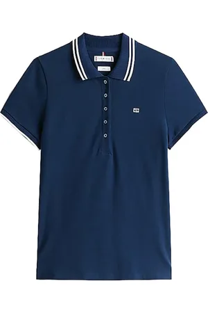 Tommy Hilfiger Playera tipo polo con logo estampado