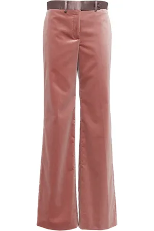 Paul Smith Pantalones con acabado de terciopelo