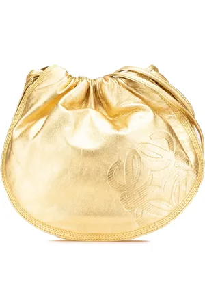 Loewe Bolsa crossbody de piel de becerro metalizada con Anagrama 2010-2024