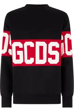 GCDS Sudadera con cuello redondo y logo