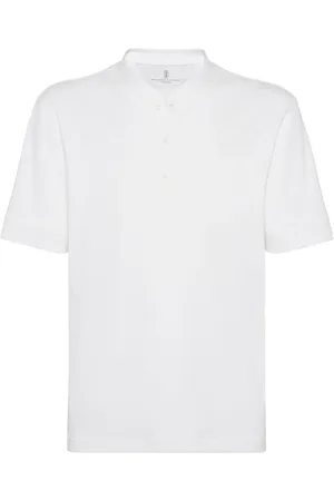 Brunello Cucinelli Playera tipo polo manga corta
