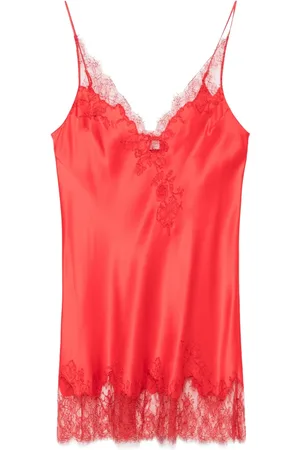 CARINE GILSON Slip dress de seda