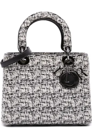 Dior 2013 Medium Tweed Lady Dior satchel