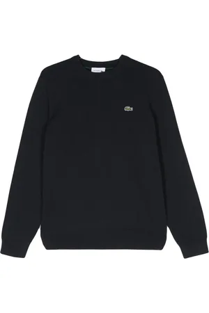 Lacoste Suéter de canalé con parche del logo