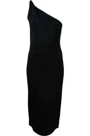 GALVAN Vestido con hombro descubierto