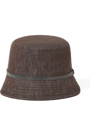 Brunello Cucinelli Gorro de pescador con cadena Monili