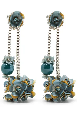 BIYAN Aretes con cuentas de cristal