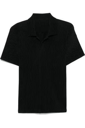 Issey Miyake Playera con pliegues