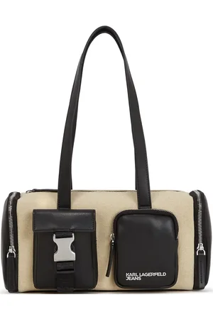 Karl Lagerfeld Bolsa de hombro con logo estampado