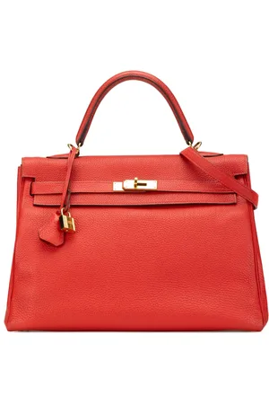 Hermès Bolsa satchel Togo Kelly II Retourne 35 2012