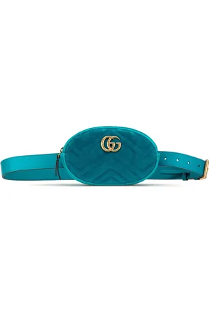 Gucci Cangurera GG Marmont Matelasse de terciopelo 2016-2024