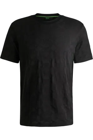 HUGO BOSS Playera con motivo geométrico en jacquard