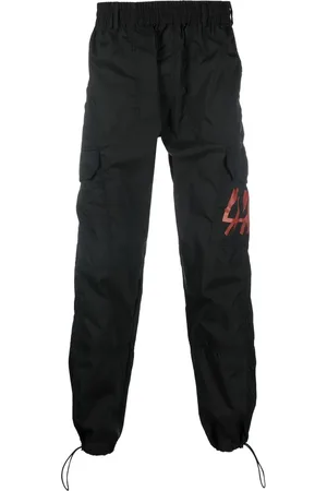 44 Label Group Pants con logo estampado