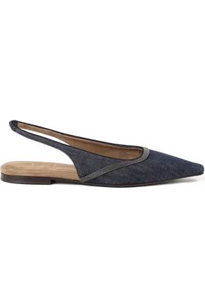 Brunello Cucinelli Flats con puntera redonda
