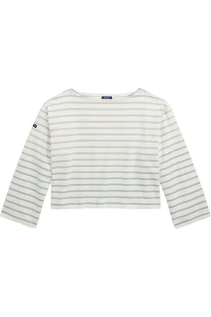 Ralph Lauren Top manga larga con rayas estampadas