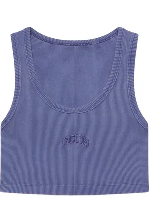 GCDS Camiseta con logo bordado