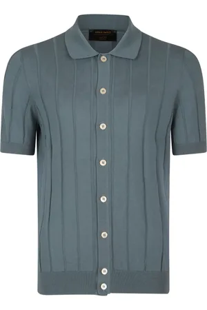 Gran Sasso Camisa tejida de canalé