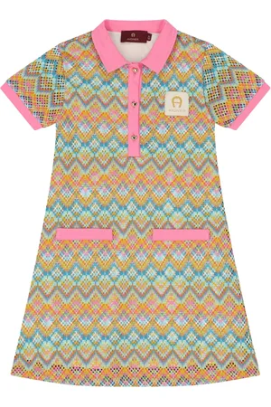 Aigner Vestido con cuello de playera tipo polo