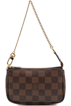 LOUIS VUITTON Bolsa de mano Damier Ebene Mini Pochette Accessoires 2020