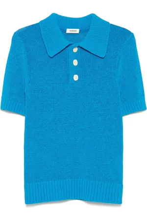 Sandro Playera tipo polo tejida