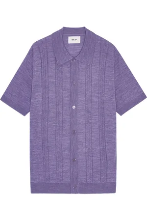 NN.07 Camisa manga corta con rayas estampadas