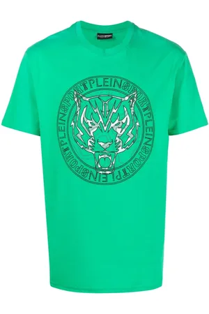 Philipp Plein Playera con cuello redondo