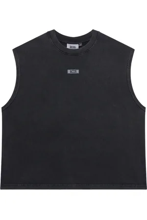 GCDS Camiseta con efecto lavado