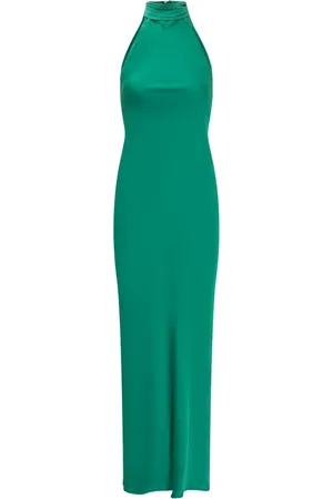ACTUALEE Vestido largo con cuello halter