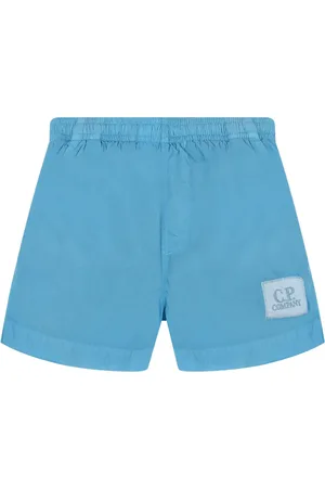 C.P. Company Shorts de playa con parche del logo