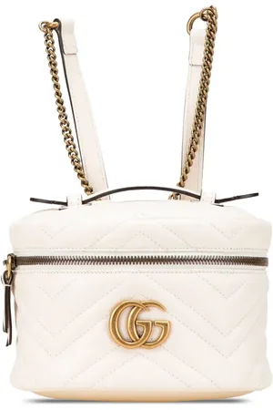 Gucci Mochila GG Marmont redonda mini de piel Matelasse 2000-2015