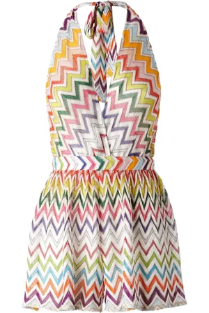 Missoni Jumpsuit corto con motivo en zigzag