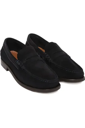 Tommy Hilfiger Mocasines de gamuza con logo en relieve