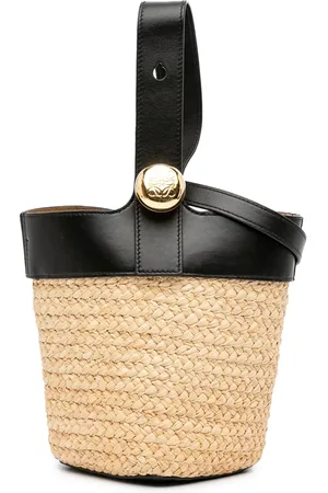 Loewe Bolsa satchel bucket mini de piel pebble 2024