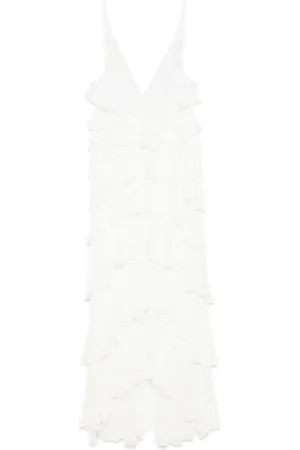 Elisabetta Franchi Vestido largo de georgette