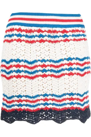 Casablanca Falda midi de crochet