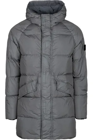 Stone Island Abrigo capitonado con motivo Compass