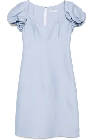 DICE KAYEK Vestido midi manga corta