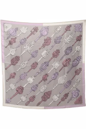 Hermès Mascada de seda Merveilleuses Lanternes 1990