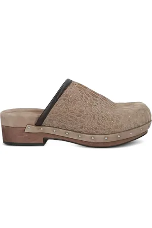 Brunello Cucinelli Mules efecto piel de cocodrilo