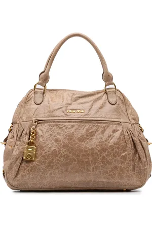 Miu Miu Bolso satchel mediano con efecto envejecido 2010-2025
