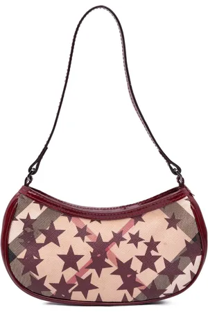 Burberry Bolso de hombro en lona revestida con cuadros Supernova 2000-2024