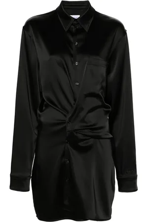 OFF-WHITE Vestido camisero Twisted