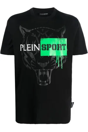 Philipp Plein Playera con motivo de tigre