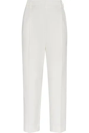 Brunello Cucinelli Pantalones capri holgados